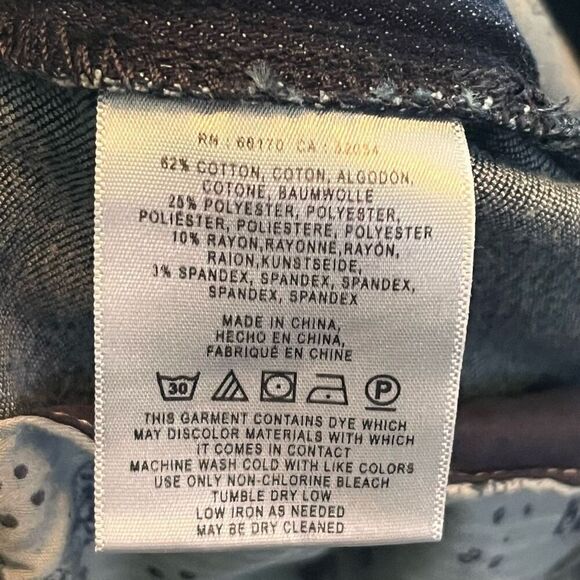 Pilcro and the Letterpress Womens Legging High Rise Denim Cropped Blue Size 28 - Picture 10 of 10